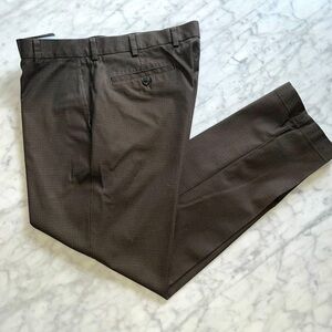 BB Advantage Chino in Houndstooth Print Milano Fit